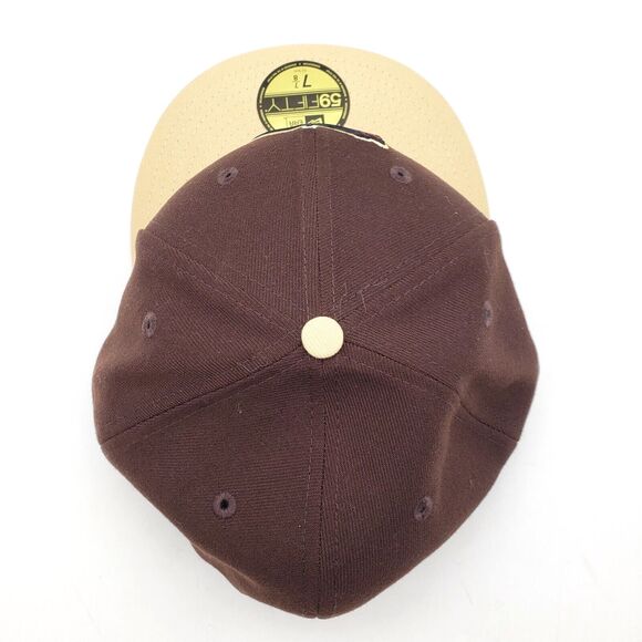 CLINK ROOM Cardinal Direction Hat 59 Fifty Fitted 7 7/8 Brown Red NEW - Picture 4 of 8